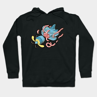 Plane worms Hoodie